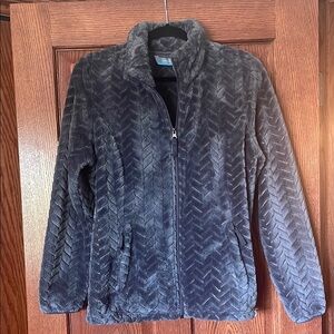 Faux Fur Free Country Zip up. Like new.